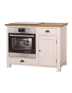 Cucina modulo da 120cm forno e fuochi legno MS371