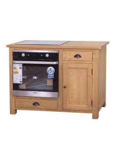 Cucina modulo da 120cm forno e fuochi legno MS371 2