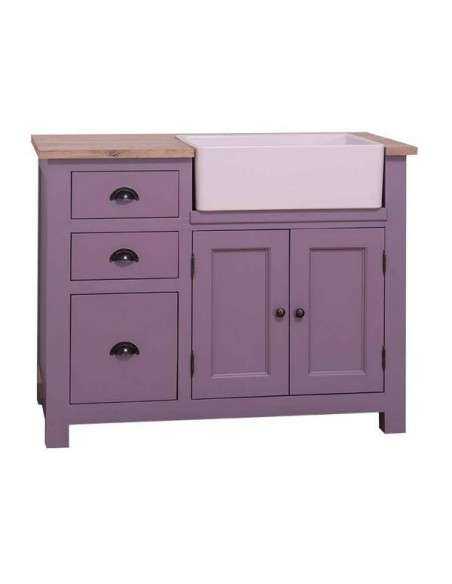 Cucina modulo lavello da 118cm legno MS248
