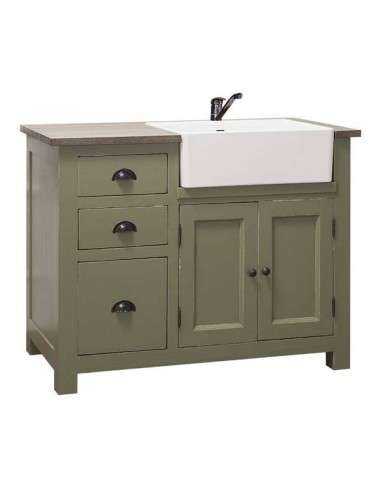 Cucina modulo lavello da 118cm legno MS248
