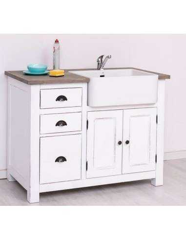Cucina modulo lavello da 118cm legno MS248