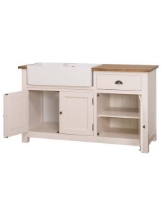 Modulo Cucina Country Legno Massello - 155cm - per lavabo in ceramica MS599 2