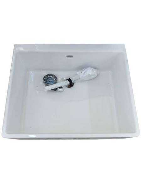 lavandino in ceramica per cucina modulare