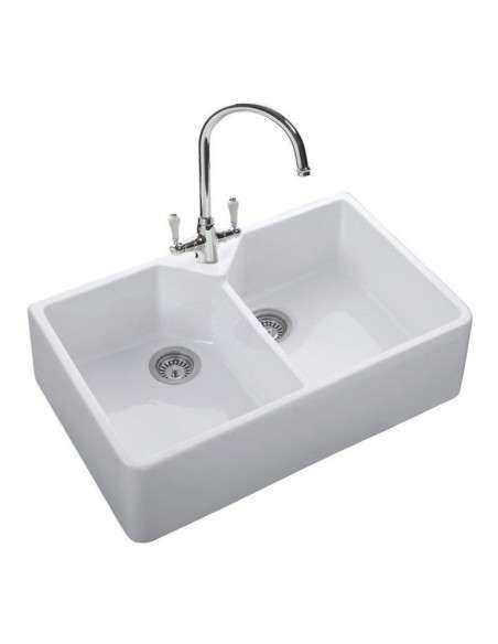 Lavandino in ceramica doppio MSLAVDOPPIO