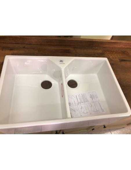 Lavandino in ceramica doppio MSLAVDOPPIO