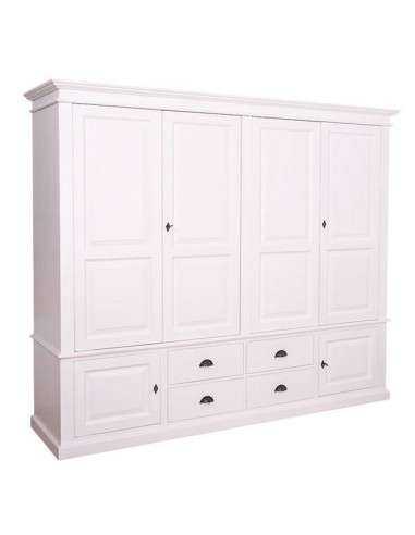 Armadio legno provenzale colorato MS620