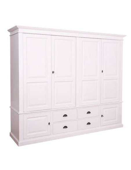 Armadio legno provenzale colorato MS620