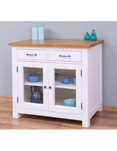 Cucina country modulo dispensa e zona cottura con cassetti e antine MS684