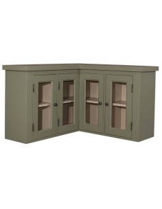 Cucina pensile angolare legno 4 ante colore provenzale MS525