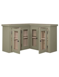 Cucina pensile angolare legno 4 ante colore provenzale MS525 2