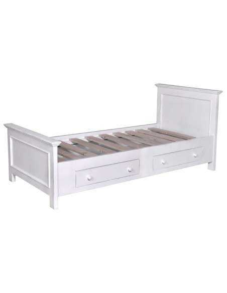 letto singolo in legno colorato stile provenzale MS1142D-90200