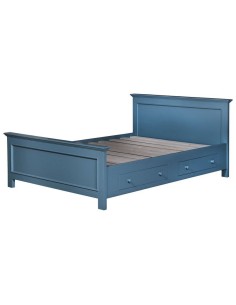 letto singolo in legno colorato stile provenzale MS1142D-140200