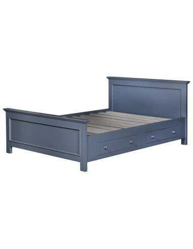 letto singolo in legno colorato stile provenzale MS1142D-140200