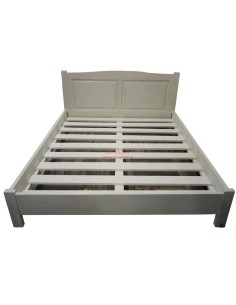 letto matrimoniale in legno colorato stile provenzale MS483-160200