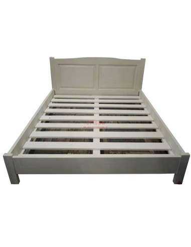 letto matrimoniale in legno colorato stile provenzale MS483-160200