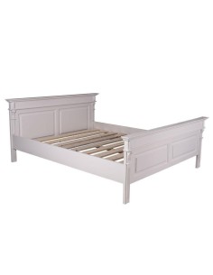 letto matrimoniale in legno colorato stile provenzale MS427-160200