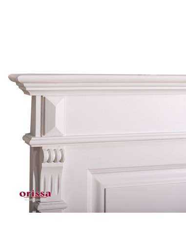 Testiera per letto francese in legno stile country MS692