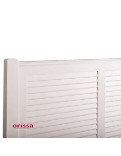 Testiera per letto francese in legno stile country MS691-140 2