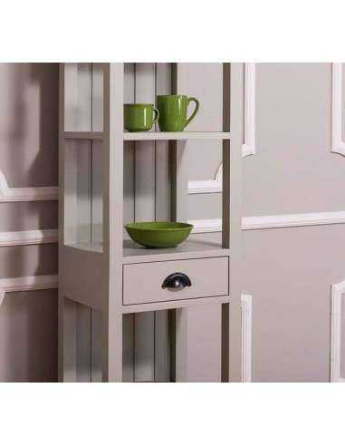 mobile scaffale in legno colorato stile provenzale MS515