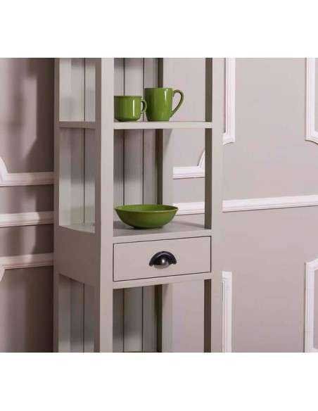 mobile scaffale in legno colorato stile provenzale MS515