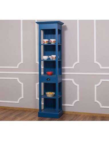 mobile scaffale in legno colorato stile provenzale MS515