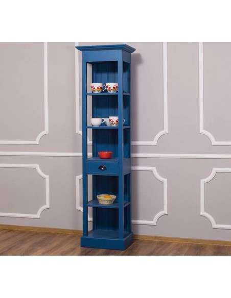 mobile scaffale in legno colorato stile provenzale MS515