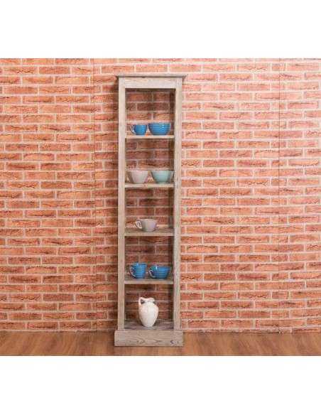 mobile scaffale in legno colorato stile provenzale MS447