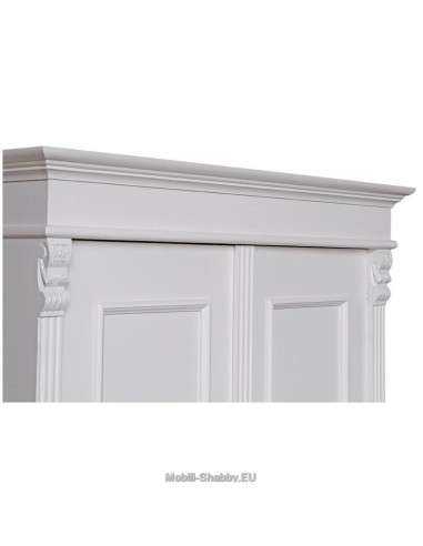 Armadio shabby chic doppia ante MS245