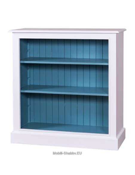 Libreria aperta provenzale colorata a ripiani MS188
