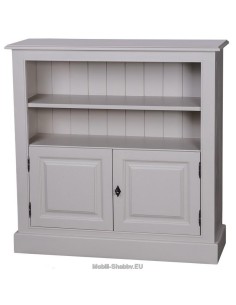 Libreria provenzale colorata antina e ripiani 102cm MS212 2