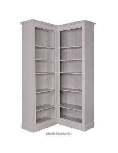 Libreria angolare provenzale colorata mensole regolabili MS547