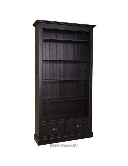Libreria provenzale colorata con cassetti e mensole regolabili MS126