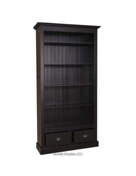 Libreria provenzale colorata con cassetti e mensole regolabili MS126