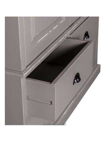 Armadio shabby chic doppia ante e cassetti MS127
