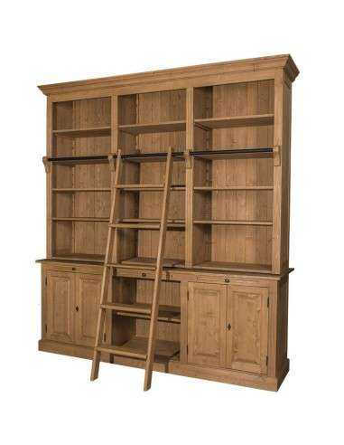Libreria legno di pino colorata MS321