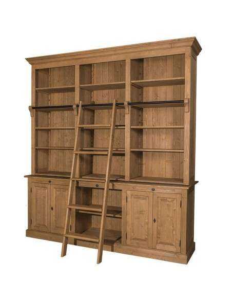 Libreria legno di pino colorata MS321