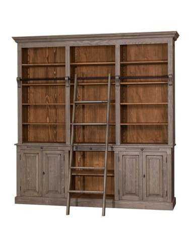 Libreria legno di pino colorata MS321