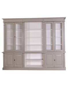 Libreria legno di pino colorata 286cm MS493