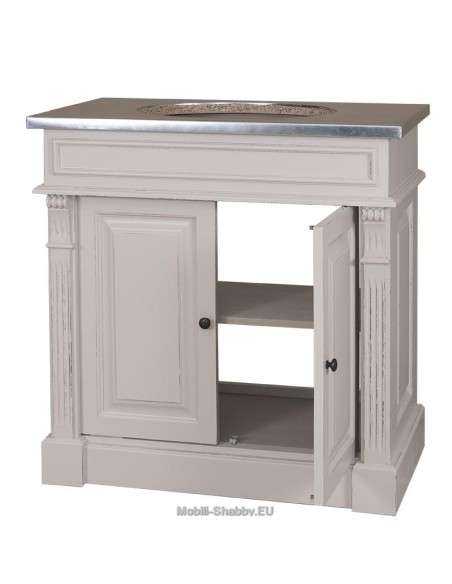 mobile bagno sottolavabo country colorato MS4003
