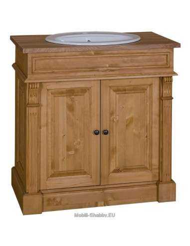 mobile bagno sottolavabo country colorato MS4003