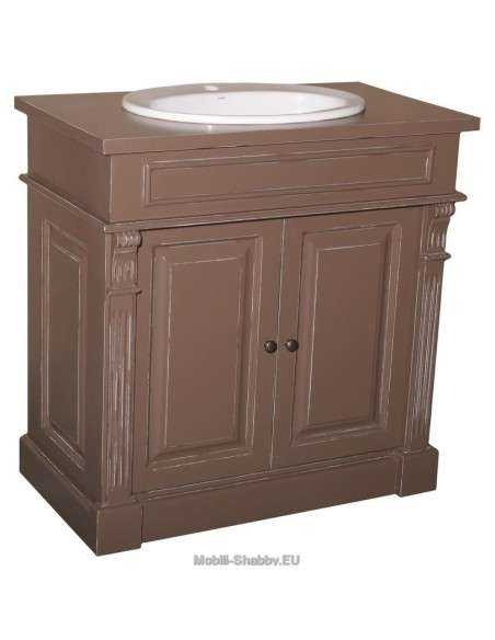mobile bagno sottolavabo country colorato MS4003