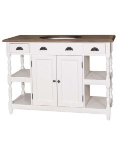 mobile bagno shabby chic ante e cassetti MS545