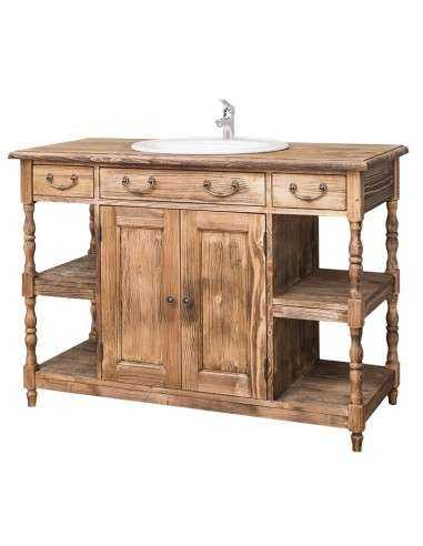 mobile bagno shabby chic ante e cassetti MS545