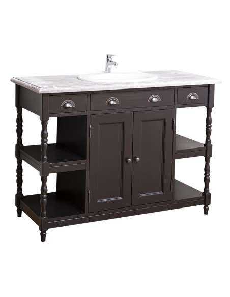 mobile bagno shabby chic ante e cassetti MS545