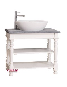 Mobile sottolavabo legno in stile country MS658