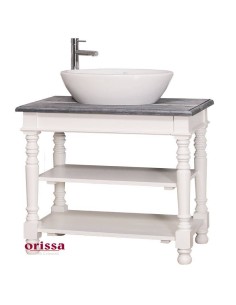 Mobile sottolavabo legno in stile country MS658 2