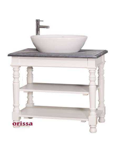 Mobile sottolavabo legno in stile country MS658