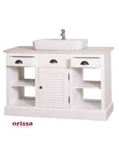 Mobile sottolavabo legno in stile country MS666