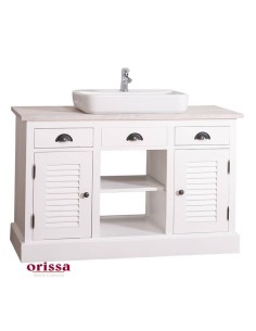 Mobile bagno sottolavabo legno in stile country MS667