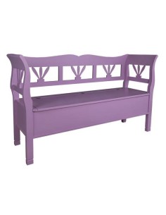 panca in legno stile shaby chic MS153 2